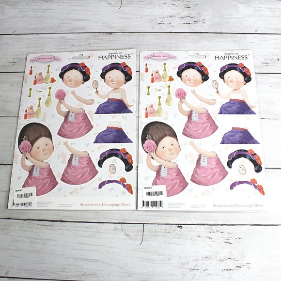 Gapchinska Ukraine Scrapbook Die Cut Paper Dolls Decoupage Sheets Craft - Picture 2 of 3